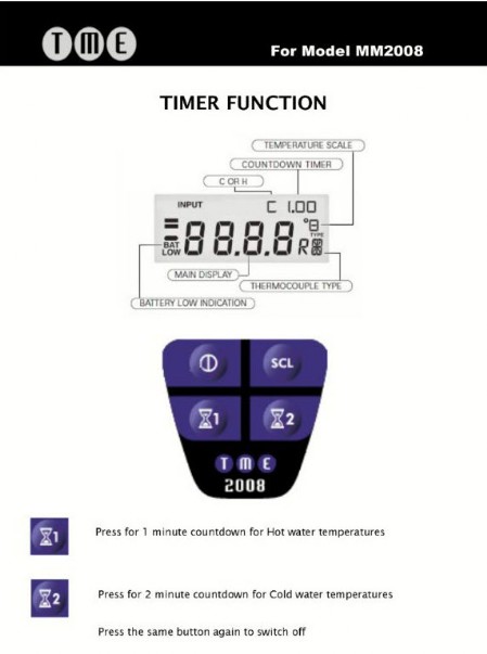 Water Temperature Thermometer for Legionella Water Testing